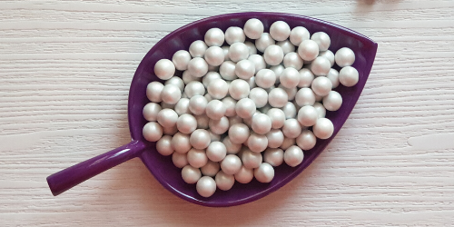Choco Ball-Pearlescent-White-8mm