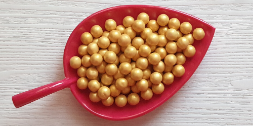 Choco Ball-Metallic-Gold-8mm