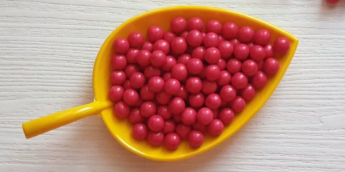Choco Ball-Polished-Fuchsia-8mm