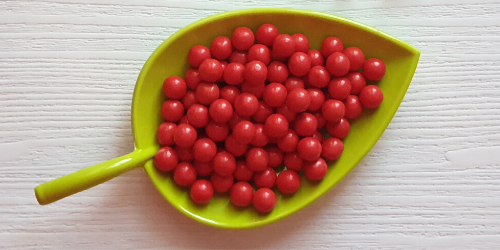 Choco Ball-Polished-Red-8mm